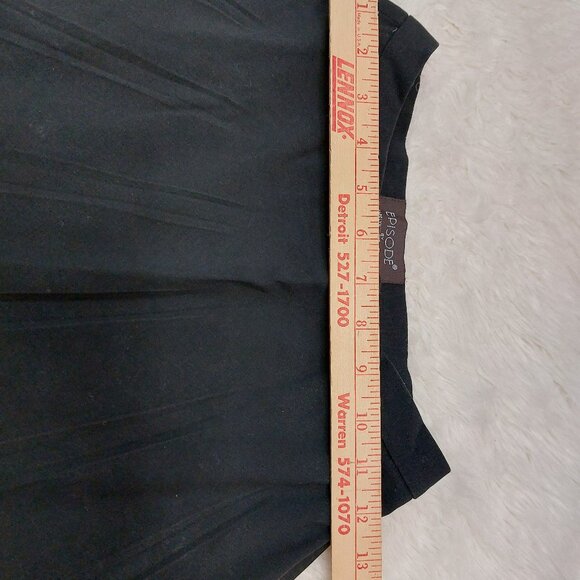 Vintage Episode Women's Black A Line Skirt Knee Length US 6 - Picture 4 of 8